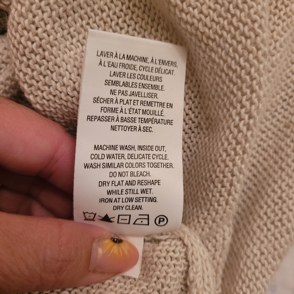 Willow and Thread linen blend sweater, size L - Picture 8 of 8